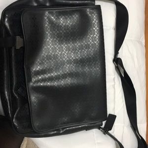 Black men’s Coach messenger bag